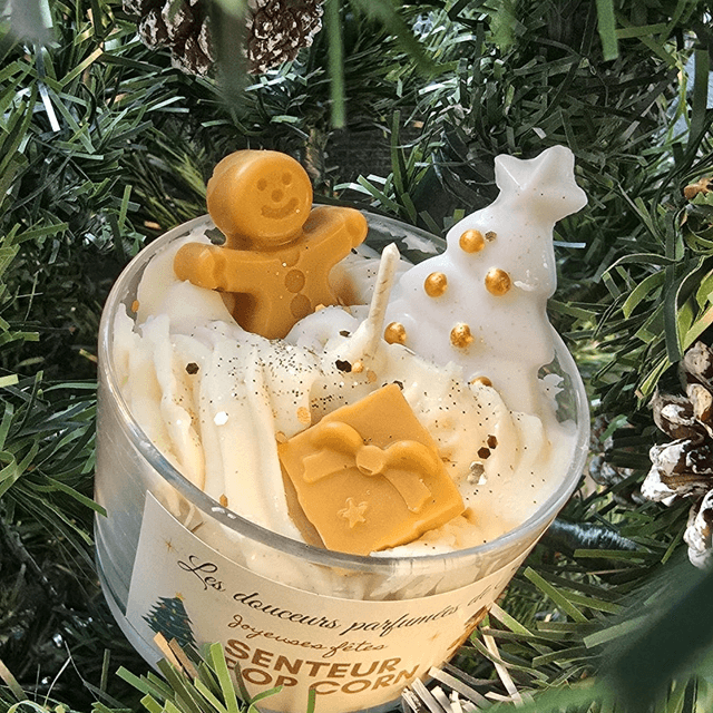 Bougie pain d’épice enchanté 